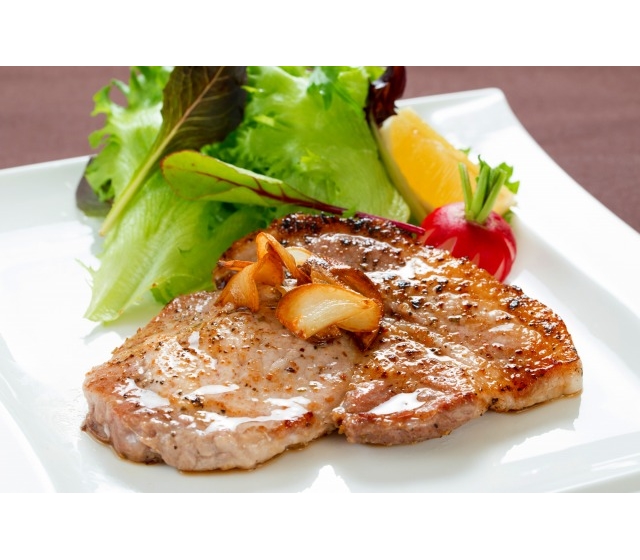 豚リブロースのにんにく焼き 千代の一番 豚リブロースのにんにく焼き 千代の一番
