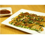 ニラとあさりのチヂミ